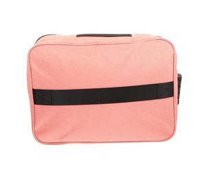 Warmhm Boîte à Documents Pliable Rose en Alliage D'aluminium Tissu Cationique, Multi-Couches et Ignifuge, Porte-Documents Sécurisé pour Usage Scolaire ou Bureau