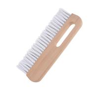 Warmhm Brosse à Lisser pour Papier Peint en Vinyle Manche en Bois Ergonomique, Poils en Nylon Doux, Outil pour Décoration Murale sans Plis