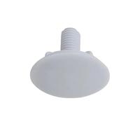 Warmhm Couvercle D'évier Cuisine Bouchon D'étanchéité Blanc en Pp et Caoutchouc Facile à Nettoyer Accessoire Pratique Cuisine pour Trou de Robinet ou Spray
