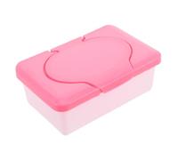 Warmhm Distributeur Lingettes Humides 80 Feuilles Rouge Porte-lingettes avec Couvercle Portable Multi-usages pour Bébé Maison Voyage Bureau