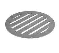 Warmhm Grille de Barbecue en Fer Ronde 155mm pour Camping Ventilation Améliorée et Nettoyage Facile, Accessoire de Cuisson Extérieur pour Barbecue au Charbon