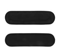 Warmhm Lot de 2 Coussinets Épaulette Rembourrés pour Bandoulière Paquet à Dos et Sacoche Noir 31,4 X 8,4 X 0,8 Cm Accessoires Confortables pour Paquet de Voyage et Coussinets Souples