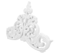Warmhm Médaillon de Plafond en Ps Blanc, Applique pour Meubles, Style Européen, pour Murs et Armoires, Décoration Intérieure et Projet D'artisanat DIY