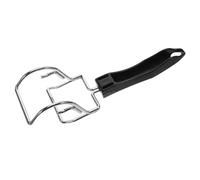 Warmhm Pinces en Acier Inoxydable pour Barbecue et Four, Poignée Plastique Antidérapante, Accessoire Portable pour Retirer Facilement Grilles et Plaques Lors de Barbecues et Voyages