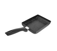 Warmhm Poêle à Frire Antiadhésive Carrée pour Omelette, Mini, Noire