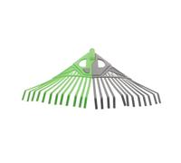 Warmhm Râteau de Jardin Plastique Tête Remplaçable Râteau Léger pour Herbes Compatible avec Manches Variés Collecte des Débris pour Entretien Jardin et Pelouse
