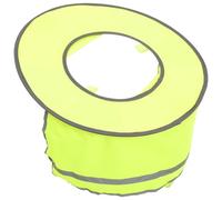 Warmhm Sandales Femme été Légères Protection de Cou pour Casque de Chantier, Facile à Plier en Polyester Jaune, pour Jardinage et Chantier Extérieur