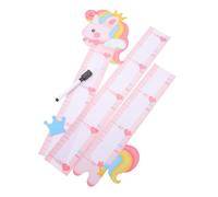 Warmhm Sticker Mural Motif Animal Cartoon à Hauteur D'garçon et Filles en Pvc, Étanche Décoloration, Décor pour Chambre D'garçon et Filles ou Nursery