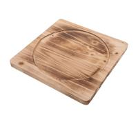 Warmhm Tapis Anti-feu pour Foyer en Bois, Support Robuste Isolant | Montage Facile, Aspect Style Ferme, pour Terrasse Cuisine, Charge Stable, Couleur Kaki