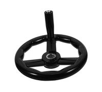 Warmhm Volant à Main Rotatif En Bakélite 18x200 Mm, Manivelle à 3 Rayons Poignée Ergonomique, Accessoire Pour Machine-outil Et Fraisage Industriel, Roue De Réglage Précise Robuste