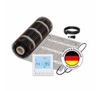 WARMON Chauffage mural électrique vertical : tapis chauffant WARMON CLASSIC LIGHT 100 W/m² avec thermostat, thermostat : TS 50 numérique, taille du tapis : 14 m²