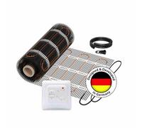 WARMON Chauffage mural électrique vertical : tapis chauffant WARMON CLASSIC LIGHT 100 W/m² avec thermostat, thermostat : TS 25 analogique, taille du tapis : 14 m²