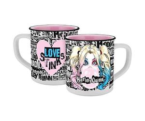 Warner Brothers Batman Mug DC Harley Quinn aspect émail 400 ml