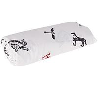 Warner, Harry Potter, Drap Housse 1 Personne 140x200 cm, 100% Coton, Imprimé Ecru
