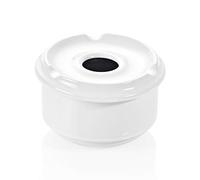 WAS 4923 100 Série Bavaria Cendrier à vent en porcelaine 2 parties Hauteur 6 cm Diamètre 10 cm