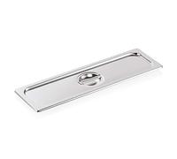 WAS 7024 001 Couvercle en Acier Chrome nickelé pour récipient à Gastronorm 2/4 GN