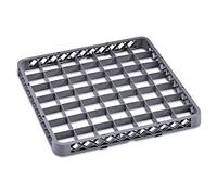 WAS 9861 049 Élément d'extension en polypropylène avec 49 compartiments pour 9860 049 Corbeille à verres Bleu Gris 50 cm x 4,4 cm