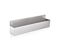 WAS 9993 810 Étagère murale en acier chromé pour 8 bouteilles de la série 9994 1 étagère, acier inoxydable, longueur 81 cm, largeur 10,5 cm, hauteur 15,5 cm