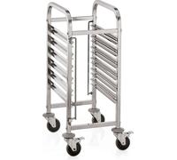 WAS Germany Chariot à étagères GN 1/1 pour 6 récipients / 12 plateaux Acier au chrome-nickel