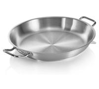 WAS Germany Poêle à frire avec deux poignées Cookware 21, Ø 40 cm, acier au nickel-chrome 18/10