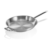 WAS Germany Poêle à frire avec manche Cookware 21, Ø 40 cm, acier au nickel-chrome 18/10