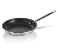 WAS Germany Poêle à frire avec revêtement antiadhésif PTFE Cookware 21, Ø 32 cm, acier au nickel-chrome 18/10