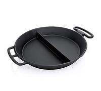 Poêle géante / poêle de foire, fonte, Ø 65-80 cm, poignée ronde / barre centrale : Poêle géante poignée ronde avec barre centrale, Ø 80 cm Variante : Poêle géante poignée ronde avec barre centrale, Ø 