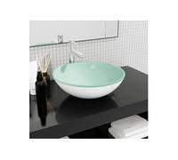 Lavabo Verre Trempé 30x12 cm Transparent Vasque à Poser Lave-mains vidaXL
