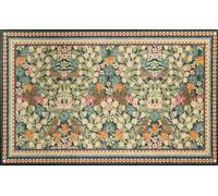 Wash+Dry Garden Luxe Blue Paillasson Lavable pour intérieur et extérieur 75 x 120 cm