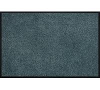 Wash+Dry Paillasson Denim Bleu 40 x 60 cm, pour intérieur et extérieur, Lavable, Bleu