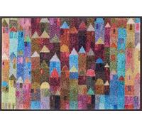 Wash+Dry Paillasson, Design Manhattan 50x75cm, intérieur, lavalble, sans Bordure, Multicolore