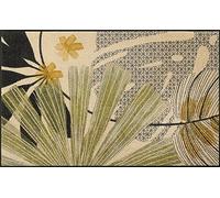 Wash+Dry Tapis de Sol, Garden Soul 75x120cm, intérieur et extérieur, Lavable