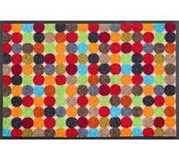 Wash+Dry Tapis de Sol, Mikado Dots 40x60cm, intérieur et extérieur, Lavable