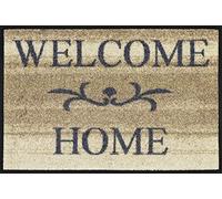 Wash+Dry Tapis de Sol, Welcome Home 40x60cm, intérieur et extérieur, Lavable