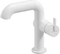 Washbasin mixer with rectangular spout