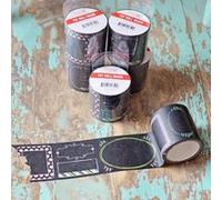 Washi Tape large - noir à motifs Noir G