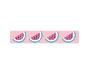 Washi Tape Melon, 15mm, Rouleau 10m