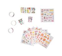 Washi Tape Set DIY Decorative Stickers Repeatedly Paste Leave No Marks High Viscosity Adhesive for Scrapbooking Gift Wrapping Envelope Sealing 10 Rolls 10 Stickers 3 Meters Each (83197-spring,