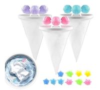 Washing Machine Lint Catcher Set | 3PCS Reusable Floating Pet Hair Removal Mesh Bags With 10 Anti- Balls PP Polyester Laundry Filter Net 13×7.5cm For Clothes Fabric Hair Removal Home Travel