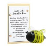 Wasise Cadeau abeille pour femme - Cadeau de poche, cadeau de bonne chance, porte-bonheur, petit bourdon porte-bonheur, câlins de poche pour enfants, petite amie, cadeaux mignons pour amis, taille