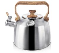 Bouilloire en Acier avec Sifflet et Thermomètre, 3,2L - Design Élégant