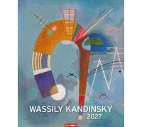 Wassily Kandinsky Edition Kalender 2027: Kunstvoller Wand-Kalender mit abstrakten Kunstwerken im Bauhaus-Stil. Großer Kunst-Kalender 2027 im Hochformat. 46 x 55 cm.