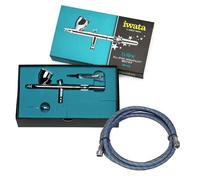 wata Eclipse CS 0.3 Aérographe avec tuyau d'air toilé Fengda 3 m raccord 1/8-1/8