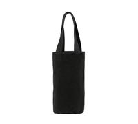 Water Bottle Bag - Canvas, 14.57x5.91x4.72in Portable Insulated Bottle Organizer | Outdoor Gear Organizer, Hands-Free Carrier For Gym, Fitness, Hiking, Walking, Camping, travel, Car, Football, Noir et