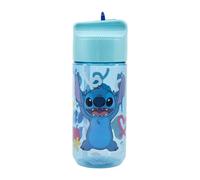 Water Bottle With Straw For Kids Stor 75036 430 Ml Stitch Palms (Blue