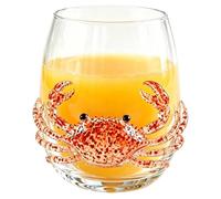 Water Drinking Glass - Handcrafted Beverage Tumbler, 3D Marine Glassware