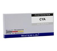 Water-I.D. Tablettes pour photomètre PoolLab – Acide cyanurique – 50 comprimés