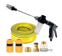 Water Pressure Washer - Nozzle Adjustable Non Slip Portable, Pressure Washer for Car Detailing, for Vehicle, Indoor Home Window Garden, Watering Cleaning Tool Set, 13,38 x 5,31 pouces