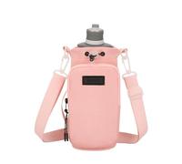 Waterbottle Holder With Strap,23x10cm Water Bottle Bag For Walking With Shoulder Strap - Efficient Multi-function Camping Hiking Travelling Phone Pocket, Sports Tumbler Carrier For Men Women