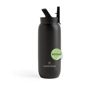 waterdrop® Gourde avec Paille 600 ml - Gourde Isotherme, Bouteille d'eau en Acier Inoxydable, 24h Froid - 12h Chaud, Anti-fuite & Résistante, Bouteille Isotherme pour Boissons Chaudes et Froides